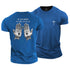 Men's By His Wounds We Are Healed Cotton T-Shirt